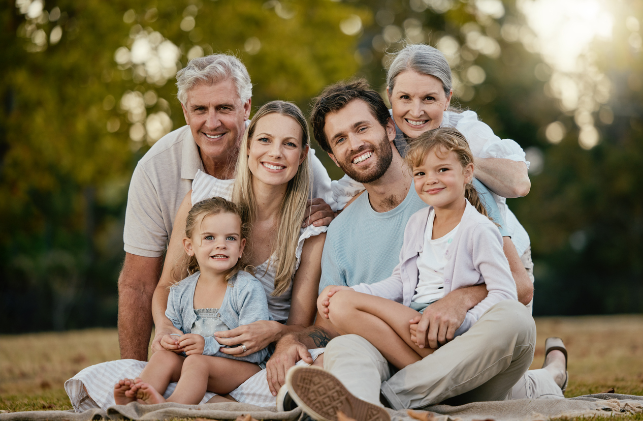 Australian family across three generations protecting wealth with trust documents
